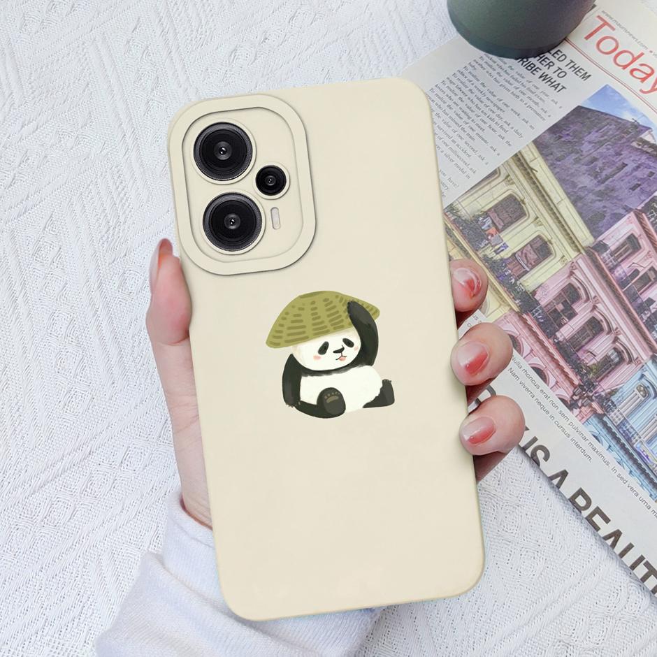 Case For Redmi Note 12 Turbo Poco F5 5G Lovely Dinosaur Silicone Pattern Phone Cover For Note12 Turbo PocoF5 Hot Grateful Funda