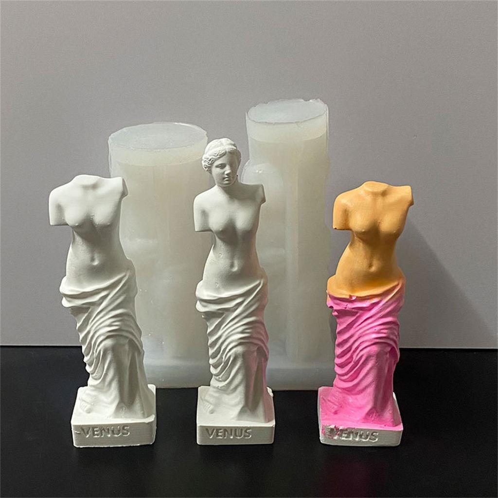 Silicone Crafts Mold Reusable Casting Epoxy Mold 3D Candle Making Geometric Mold Silicone DIY 3D Handicrafts Resin Molds