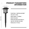 Solar Garden Lights Outdoor Waterproof Pathway Decor Warm White LED Yard Lawn Camping Decorative Landscape Lighting Easy Install