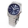 Silver and Blue AS1080-65L Men's Light-Powered Eco-Drive Radio-Controlled Watch, Waterproof,