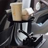 Cup Holder Tray for Car - Adjustable Car Tray Table - Perfect Car Food Tray for Eating with Phone Slot and Swivel Arm