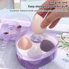 1pc New Cat Shape Makeup Egg Storage Box Set, Powder Puff Easy To Carry, Powder Puff Egg, Storage Makeup Supplies Makeup Sponge