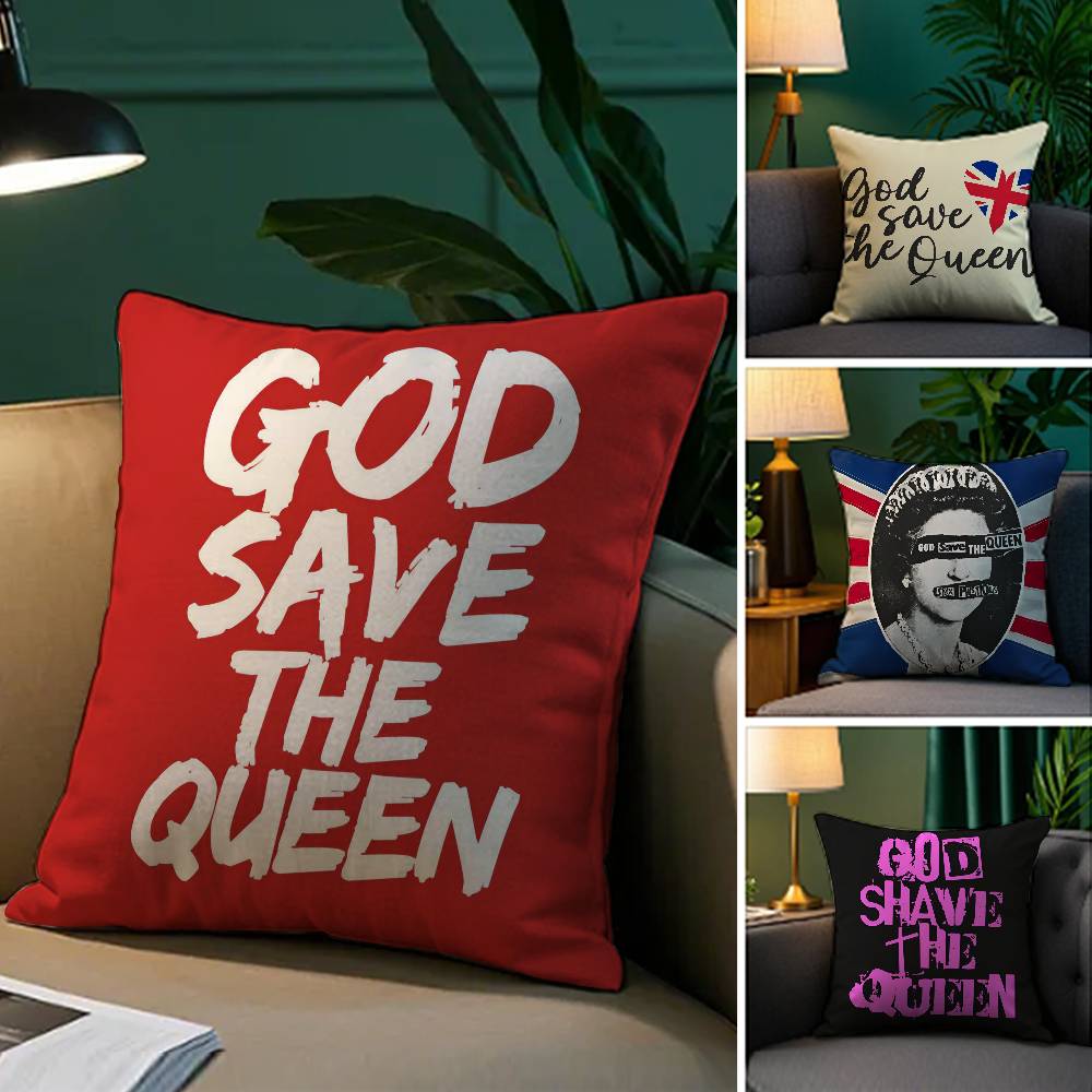 The Queen Fashionable And Luxurious Design Pillow Case Comfort Sofa Bed Silky elegant Invisible zipper Decorative cushion cover