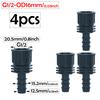 4pcs 1/2 3/4 Female Thread To 16mm 20mm PE Hose Tube Barb Connector Plastic Pipe Fitting Farm Irrigation Joints