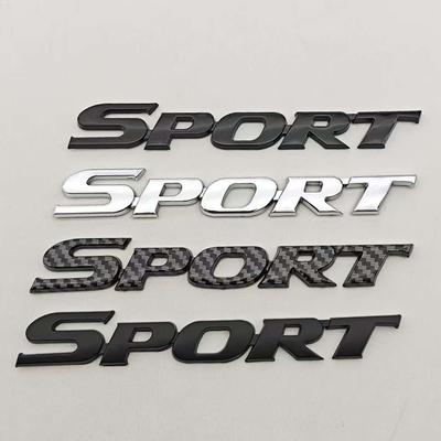 3D АБС Хром Черный Автомобильные Буквы Логотип SPORT Шильдик Стикеры Sport Аксессуары для Заднего Багажника Автомобиля