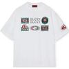 Gucci Мужская футболка из хлопкового джерси с принтом 'Белый' 784361-XJGQY-9074
