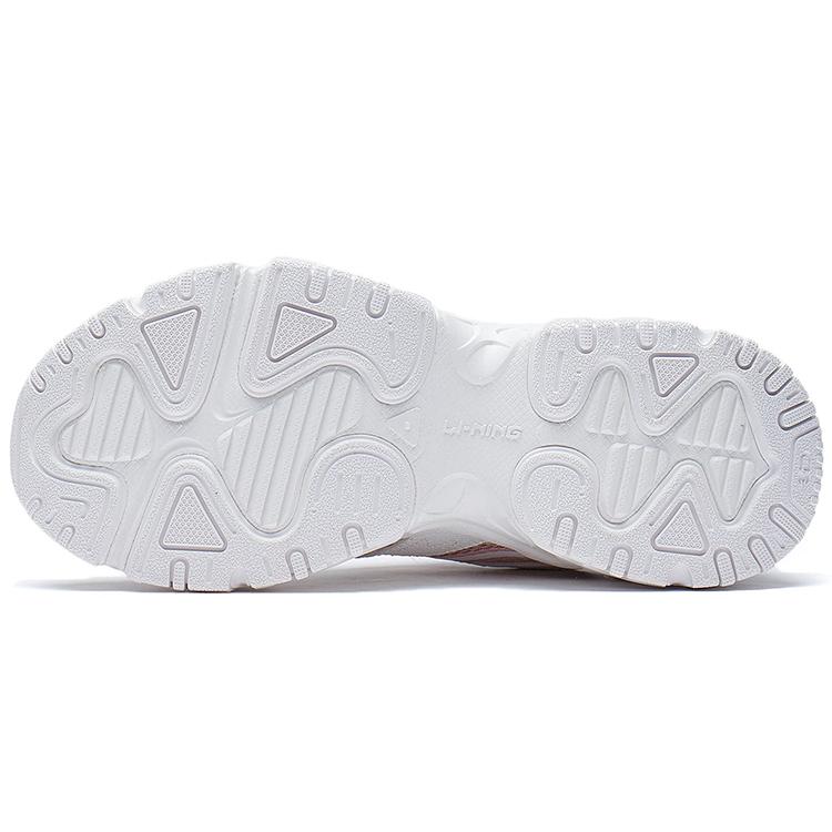 Повседневная обувь Li Ning Женская Низкая Mist White/Tea Orange Pink/Rose Pink AGLS052-3