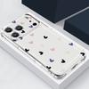 Силиконовый чехол для телефона с принтом в виде сердца, нарисованным, для iPhone 17 Pro Max 16 15 14 Pro Max 13 12 Pro 11, противоударный, мягкий ТПУ, прозрачная крышка