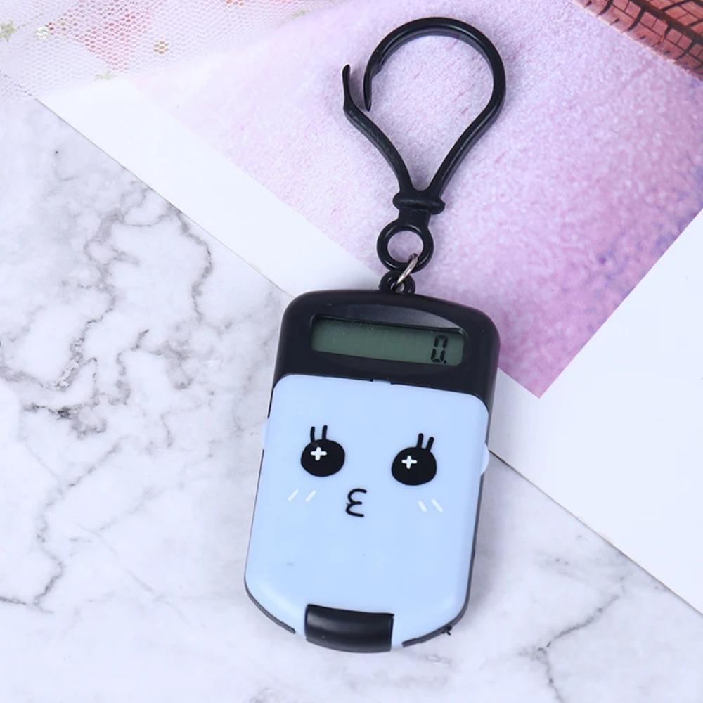 Mini Cartoon Calculator Pendant Cute Keychain Calculator Practical Portable Digits Display
