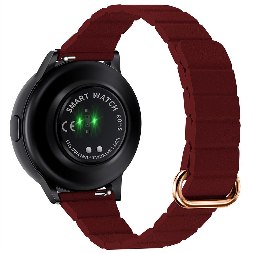 22mm Slim Magnetic Strap for Huawei Watch GT 6/5/5 Pro/4 46mm Microfiber Leather Watch Band Reverse Buckle Design