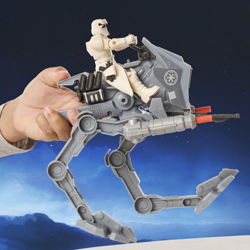 Hasbro STAR WARS The Mandalorian and Grogoo ActionVerse Imperial Action Figure Boys Ages G2840 AT-RT & Driver, & Vehicle, & Girls, 4+, (Authentic