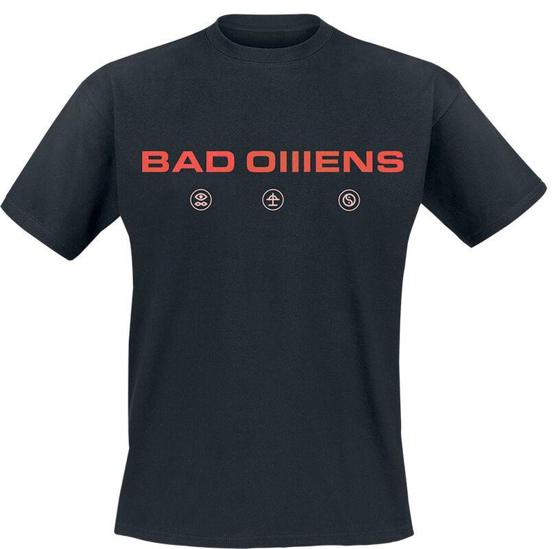 Горячая Хлопковая Футболка с Логотипом Bad Omens Унисекс Летняя С Коротким Рукавом Модный Бренд Футболка Роскошная Повседневная Винтажная