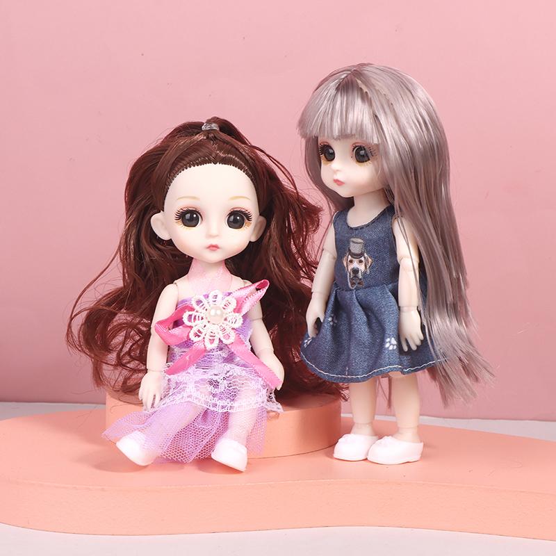 17 см 23 подвижных сустава одеваются принцесса кукла с мигающими глазами для девочек игрушки