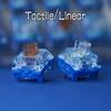DRAOZA Kailh Box Mechanical Keyboard Switch Silent PRO Linear Silent Switch Silent Kailh Island 36 Deep-Sea (Linear Pieces)