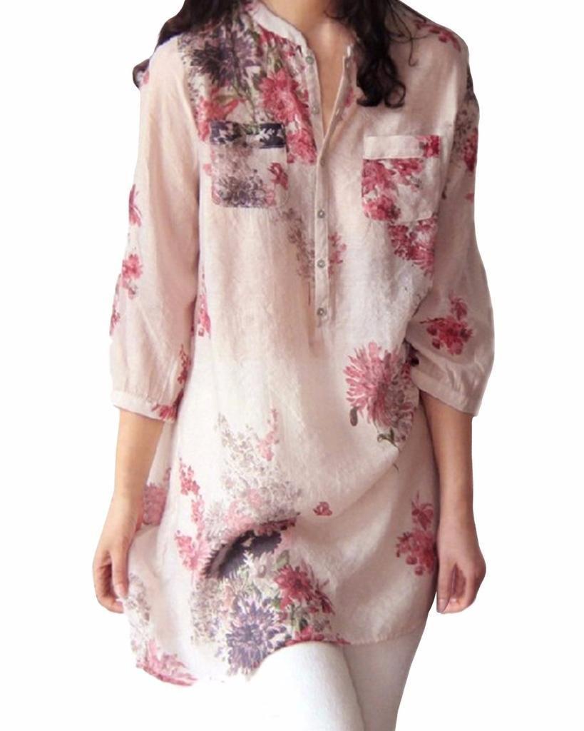 Vintage Women Floral Printed Casual Loose Dress With Timeless Charm For All Occasions