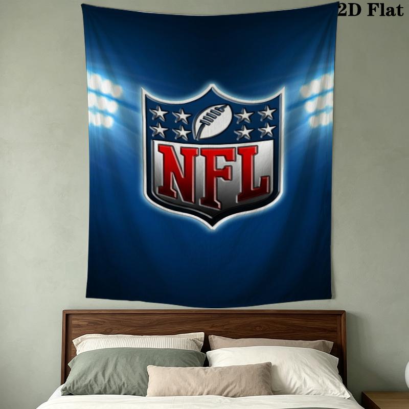 National Football League Wall Tapestry Aesthetic Wall Hanging Printed Fabric Blanket Decorative Tapestries For Bedroom Living Room Home Decor