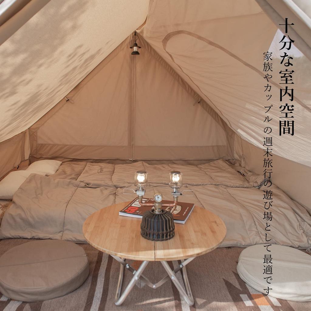 Naturehike Official Shop Lodge Tent Каркасная палатка Поликоттон TC Вентиляция Простая установка Двухслойная семейная кемпинговая передняя комната Сетка из хлопчатобумажной ткани
