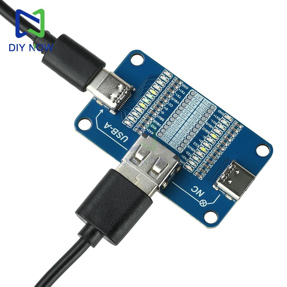Модуль тестирования кабеля быстрой зарядки USB A на Type-C / Type-C на Type-C Плата для тестирования контактов кабеля с LED-индикатором