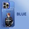 Silver Cross-Border Anime Handsome Guy IMD Mobile Phone Case for iPhone 15/14/13/11/8.
