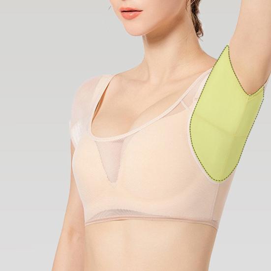 Женские топы с низким воротником и коротким рукавом, с подкладкой на плечах, многоразовые эргономичные подкладки, можно стирать