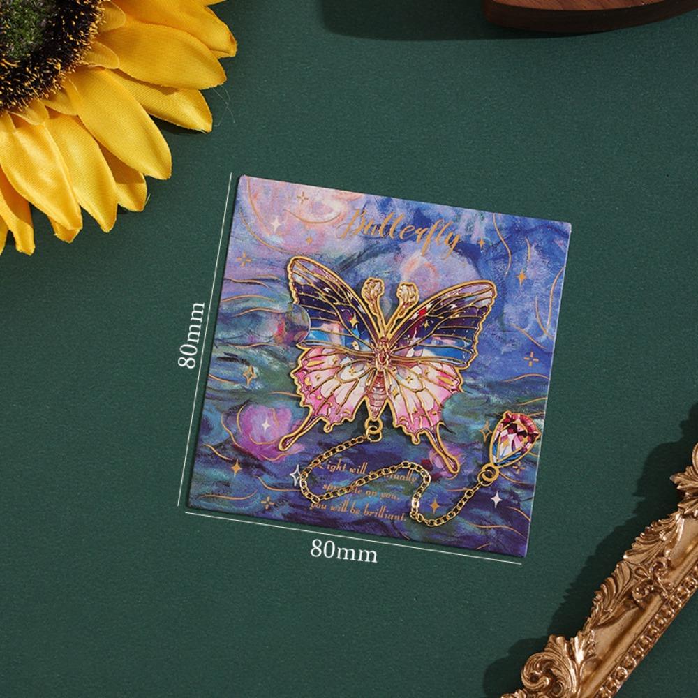 Подвеска Металлическая закладка в китайском стиле Зажим для страниц книги Ретро Закладка-бабочка Учитель