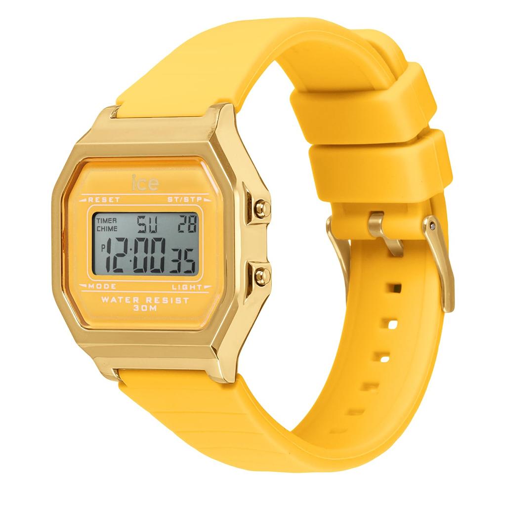 Авторизованный дилер [Ice watch] Цифровые наручные часы Ice Watch для женщин 022053 Ice Digit Retro Light Ананас Маленькие