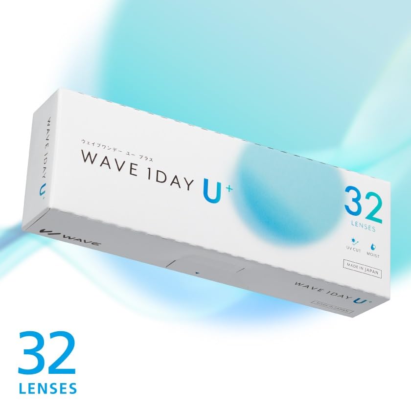 32 линзы в упаковке SEED WAVE One Day You Plus контактные линзы сделаны в BC PWR прозрачная коробка однодневные линзы, Япония, 8.8, -4.75,