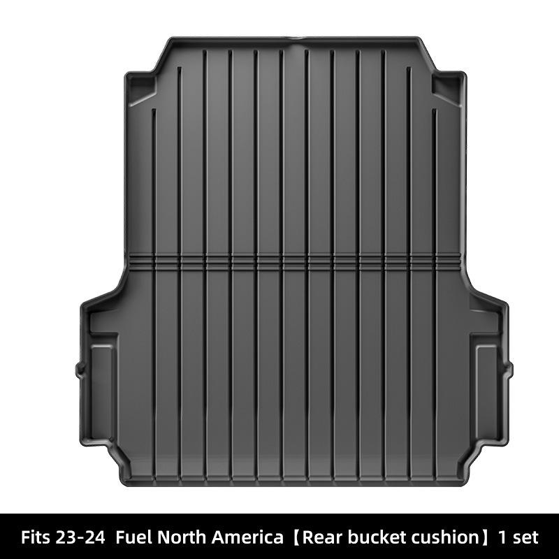 Ford Series Eco-Friendly TPE Trunk Mats: Ideal for Trunk, Rear Bed, and Backrest.