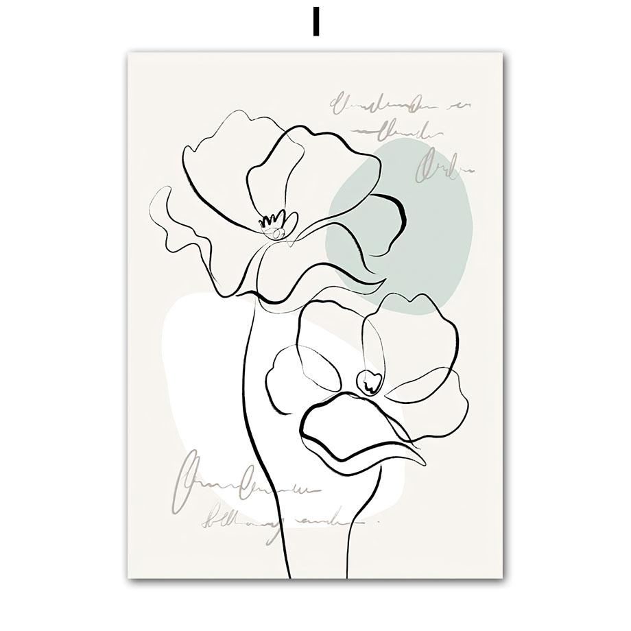 Картина на холсте Лето Зеленое озеро Лодка Цветок одуванчика Абстрактные скандинавские постеры и принты Декор для дома Настенные художественные картины