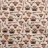 oneOone Cotton Poplin Gray Fabric Cowboy Sewing Material Print Fabric By The Yard 42 Inch