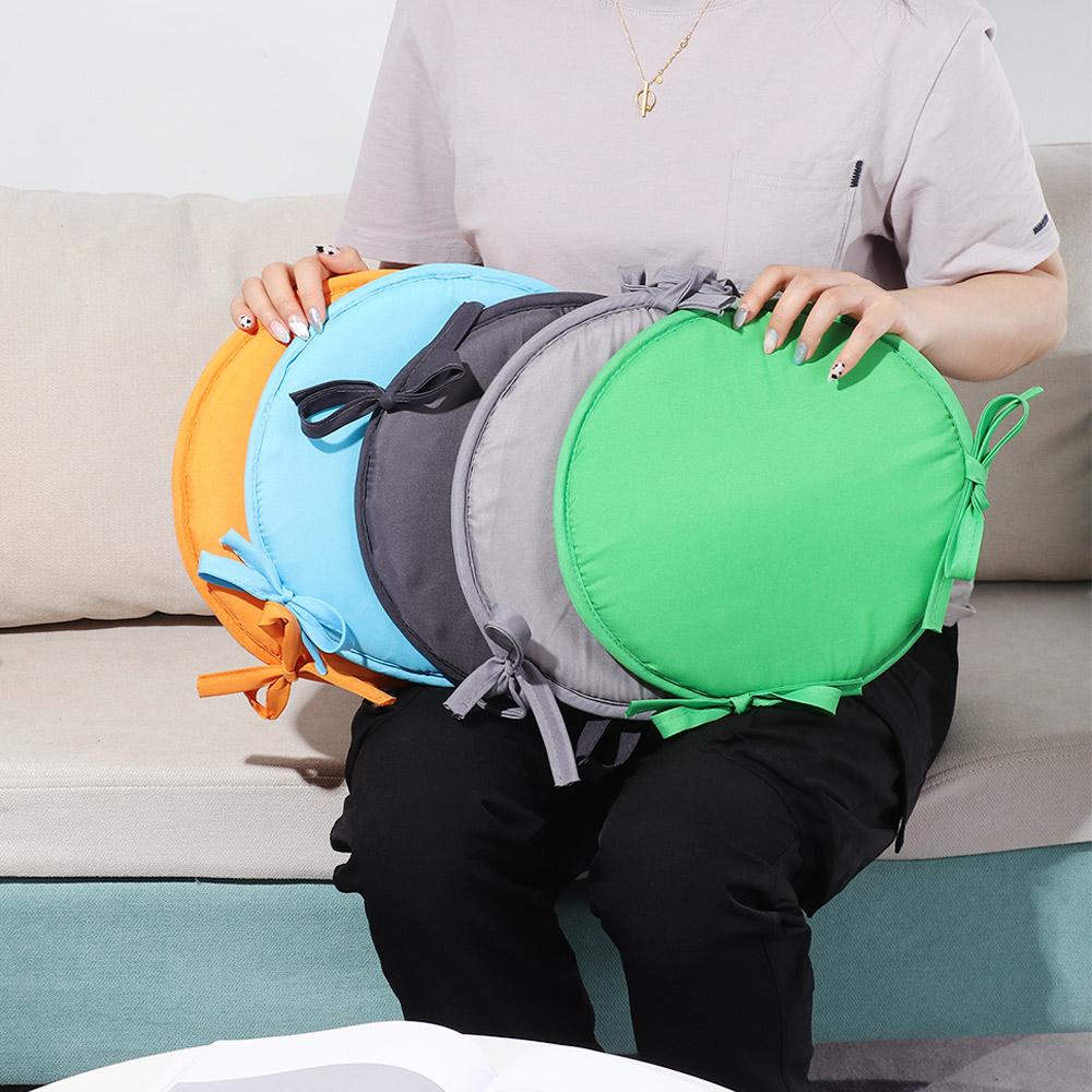 Outdoor Removable Round Kitchen Office Dining Chair Pads Sofa Car Seat Cushion