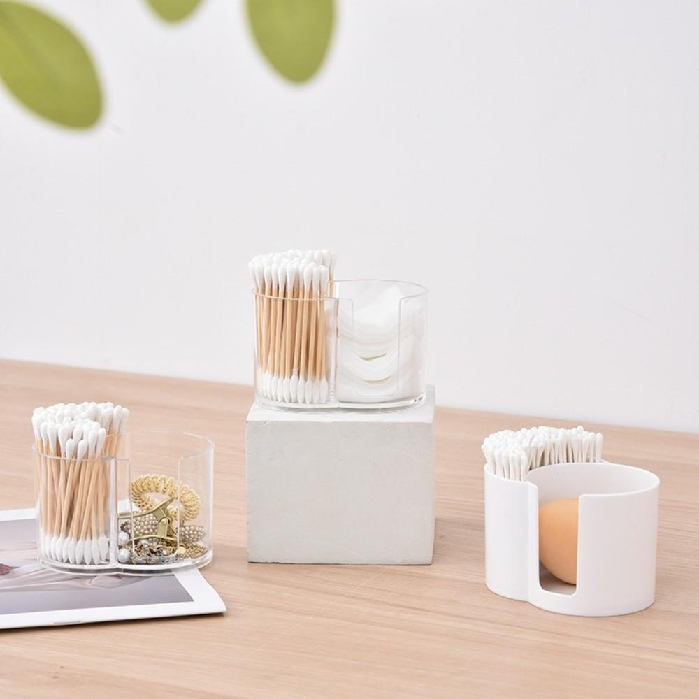 Прозрачный органайзер для ватных шариков Прозрачный контейнер для хранения Новый бокс для ватных палочек