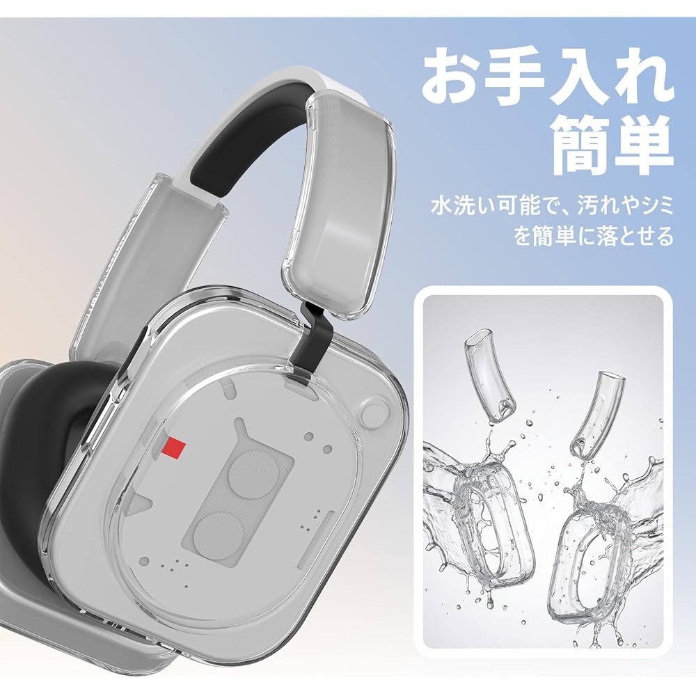 For Nothing Headphone (1) Dedicated Separable TPU Hard Case Protective Set: Shockproof & Stain-Resistant Design, Full Protection for Headband & Earpad