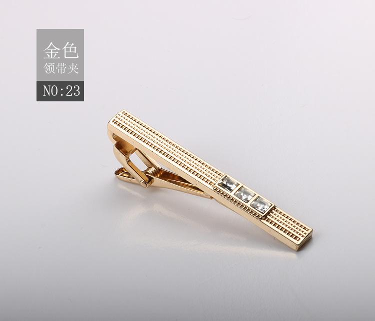 Зажим для галстука Матовый Зажим для воротника Мужской Формальный Деловой Золотой Серебристый Металлический зажим высокого класса