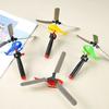 1/3/6 PCS Fun Outdoor Sports Flying Toys Handle Pull Wire Planes Toys Flying Toy Helicopter for Kids Rotating Helicopter Gift