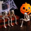 Украшения на Хэллоуин Скелеты 3 шт. Фигурка Скелета Хэллоуина Реквизит Статуэтка для Вечеринки Праздника Фотофона Спальни Школы Розничная торговля
