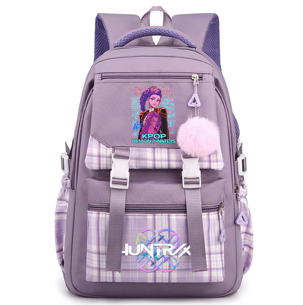 Anime Cartoon K-Pop Printed Large Capacity Backpack for Teenger Student Girl Boy Schoolbag Bookbag Kid Gift Women Waterproof Travel Bag Mochila