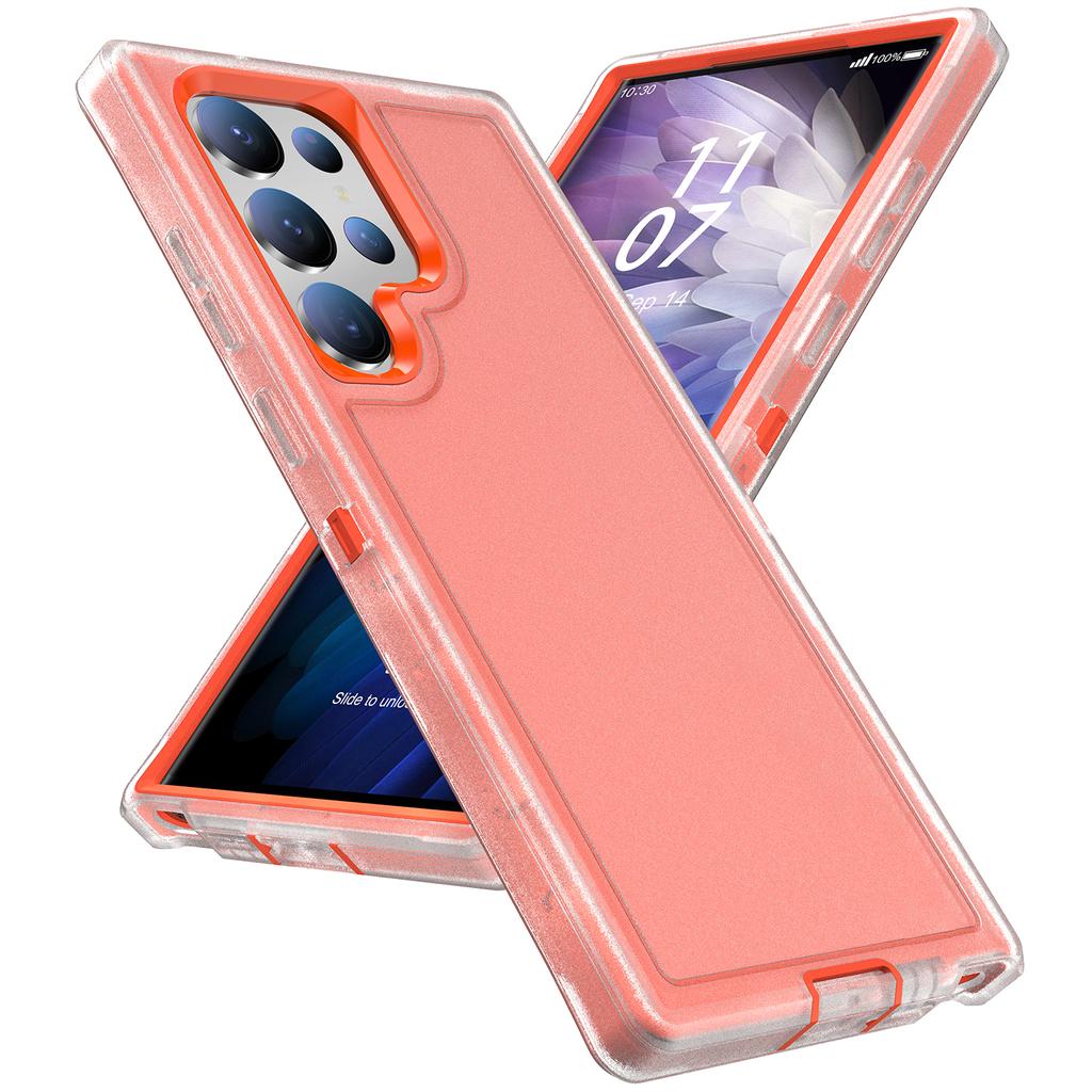 Двухслойные чехлы со сверхсильной защитой S23 для Samsung Galaxy S23 Ultra S 23 Plus, аксессуары для мобильных телефонов, чехол
