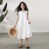 LUSON Girls' Summer Sleeveless A-Line Dress