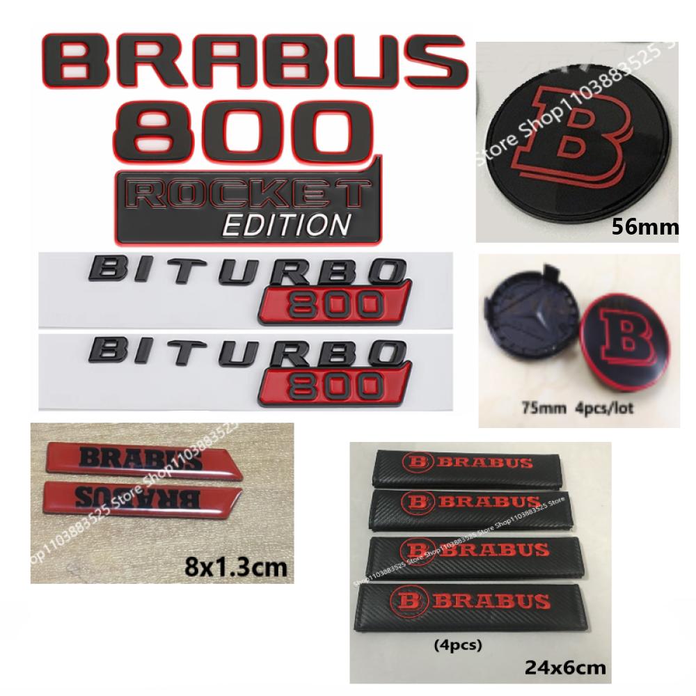 Передний капот Задний багажник Значок Наклейка Для Brabus w212 w204 G700 w463 w464 w221 w213 w206 GLC GLE w176 w177 GLS G800 smart