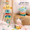 Jollybaby Успокаивающая подвесная игрушка для коляски и кроватки с музыкальным кольцом-дергунчиком
