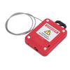 Lockout Tagout Cable Lock Регулируемый самоблокирующийся проволочный замок с кабелем из нержавеющей стали для электроприборов