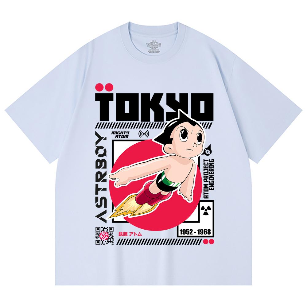 230 Gsm 100% Cotton Astro Boy V2 Print Unisex Heavy Cotton T Shirt