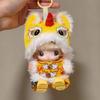 15cm Doll Outfit Set Red Yellow Lion Dance Costume BJD SD Clothing Accessories