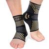 1 Pair Copper Ankle Brace Support for Men and Women, Best Ankle Compression Sleeve Socks