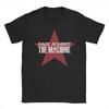 25ss Летняя футболка Rage Against The Machine Star Женская Забавная Хлопковые Футболки Круглый Вырез Короткий Рукав Унисекс Футболки Большого Размера Топы