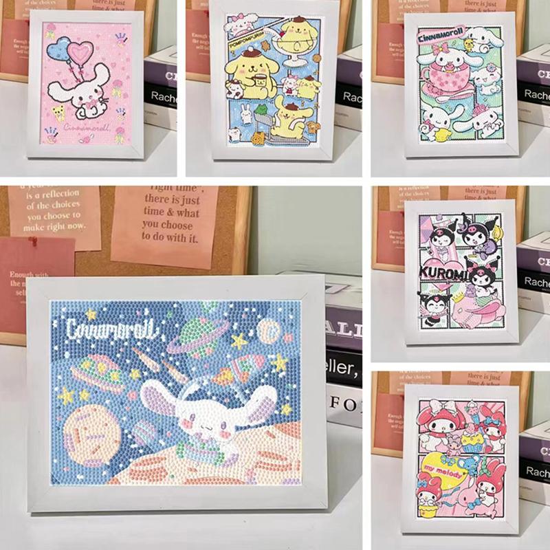 1 Набор Алмазная Живопись Домашний Декор Sanrio Алмазная Картина Hello Kitty Мультяшная Полная Алмазная Мозаика 5D DIY Наборы для Вышивания Крестиком