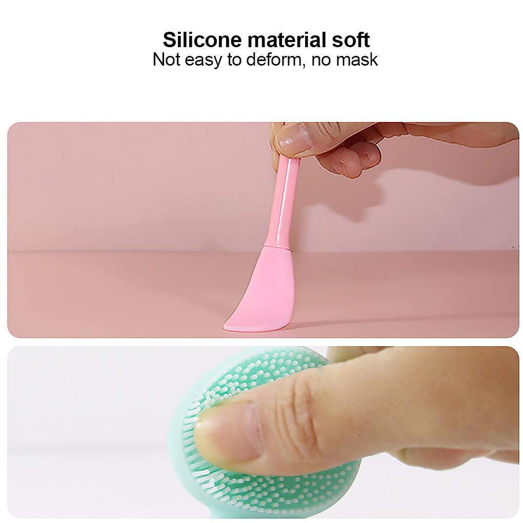 Щетка для очищения лица Силиконовая массажная щетка для лица Отшелушивающее очищающее средство для лица