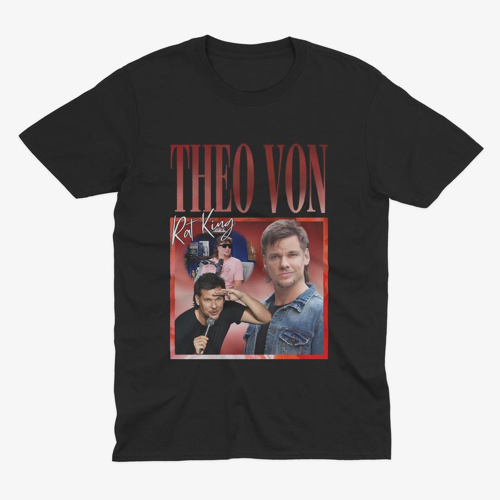 Theo Von Retro Homage T Shirt, Theo Von Gang Gang T Shirt, Theo Von T Shirt, Theo Von Clothing, Theo Von, Joe Rogan, This Past Weekend