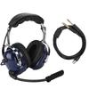 General Aviation Headset, Dual Plug Pilot Headphone, 3.5mm Noise Reduction Headset for Pilots